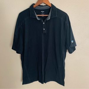 Kuhl Wildfire Cotton Black Polo